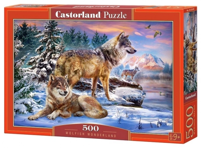 Puzzle 500 dílků - Vlčí země divů