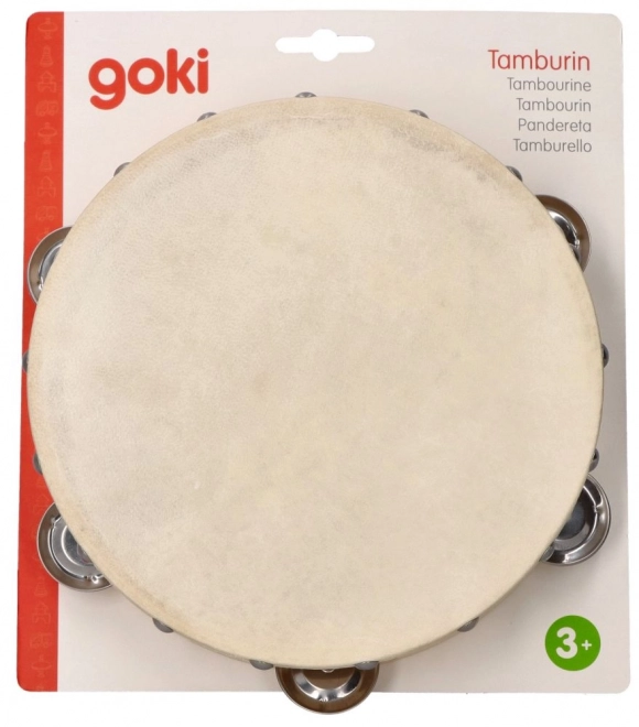 Tamburína GOKI s rolničkami