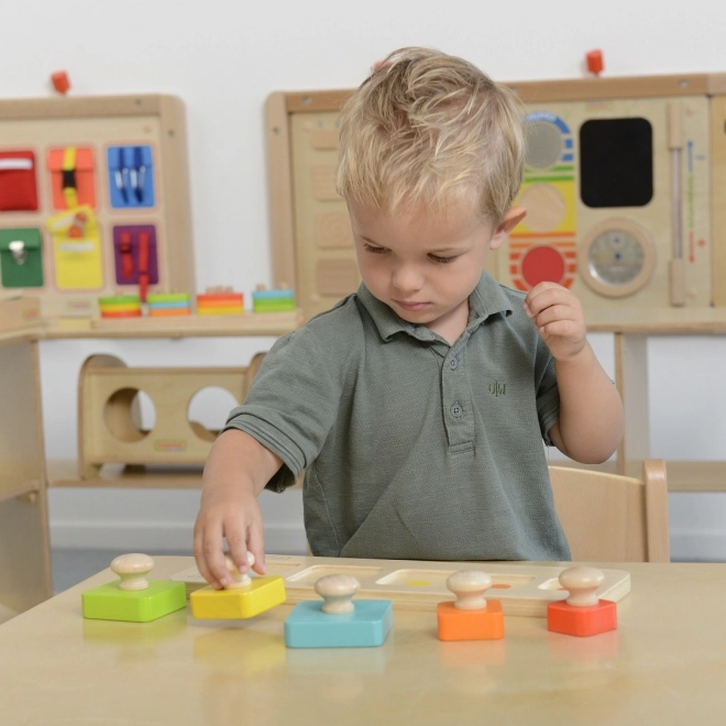 Masterkidz montessori skládačka učení velikostí a barev