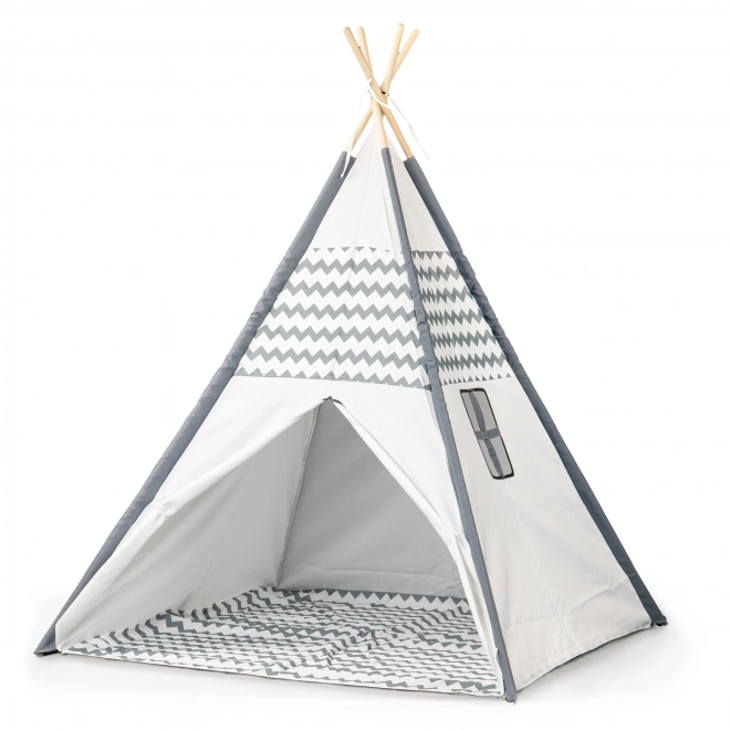 Dětský teepee stan s podlahou ECOTOYS