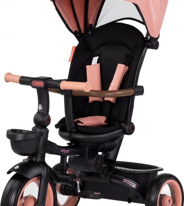 Tříkolka 2v1 se stříškou Urban Pink Marshmallow