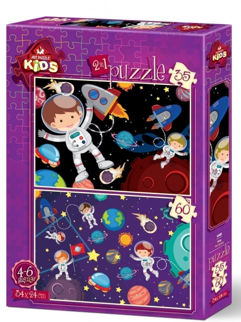 ART PUZZLE Puzzle Vesmír 35+60 dílků