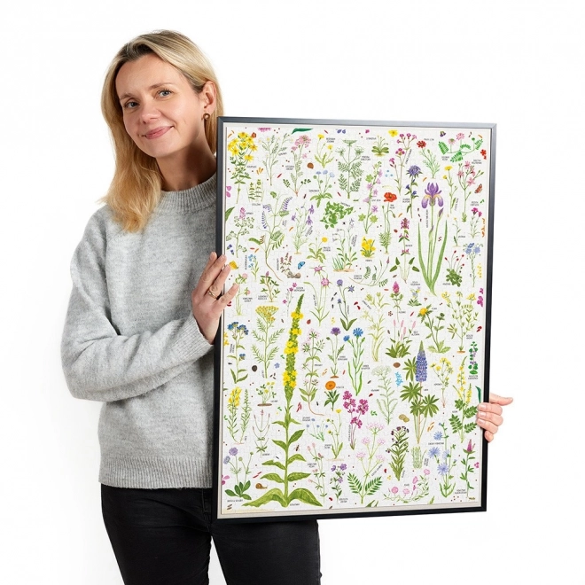 Puzzle 1000 prvků Puzzlove Polní květiny