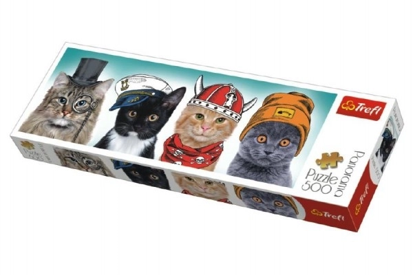 Panoramatické puzzle TREFL - Hebký tým 500 dílků