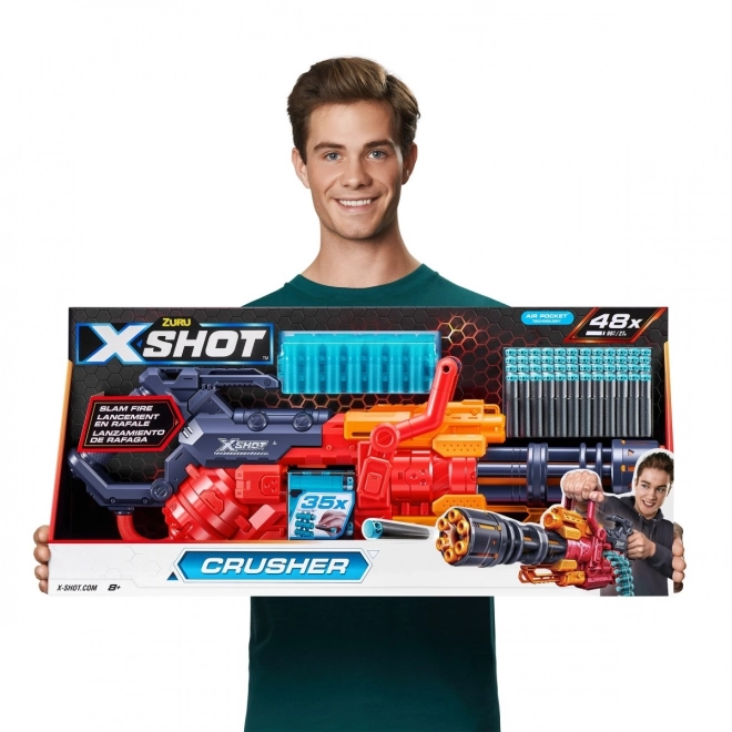 Wyrzutnia X-Shot Crusher s 48 pěnovými náboji