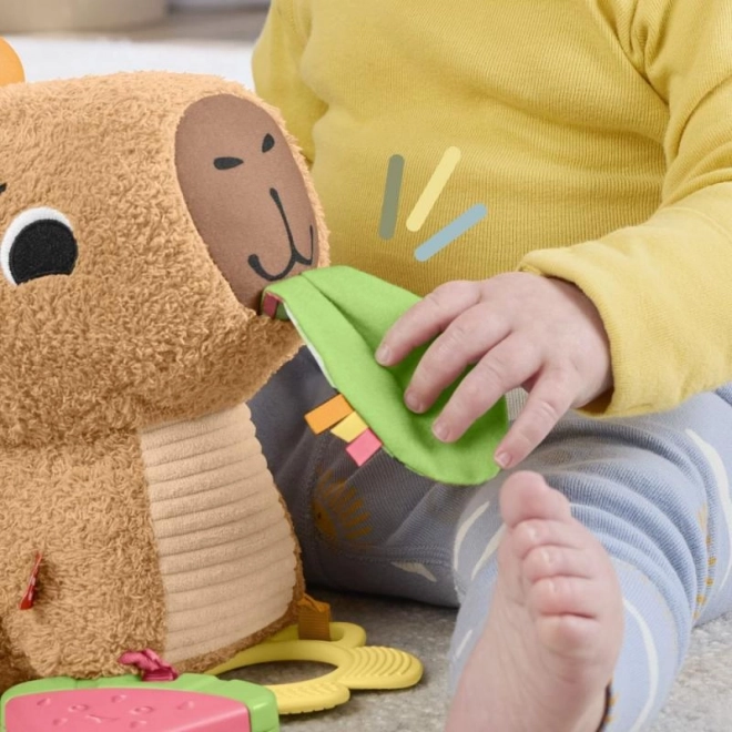 Fisher-Price plyšová hračka kapybara s příslušenstvím