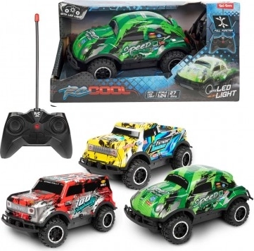 Auto RC terénní 16 cm svítící na baterie