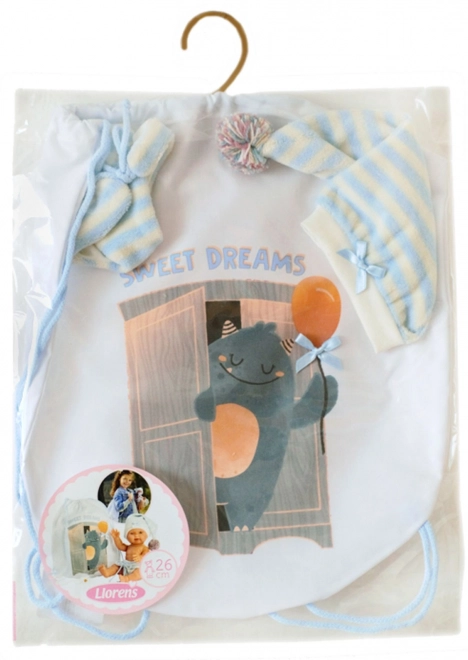 Obleček pro panenku miminko New Born s doplňky