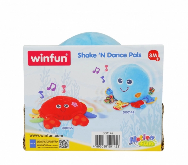 Interaktivní maskot Winfun Chobotnice I tančí a vibruje