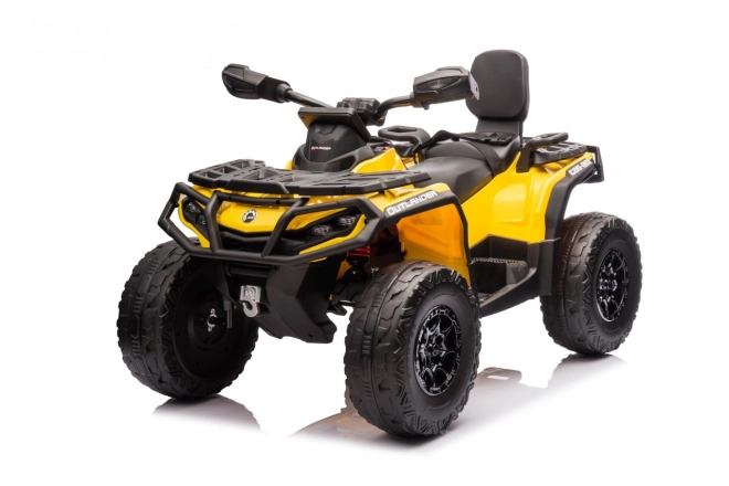 Dětská čtyřkolka Can Am Outlander ATV žlutá