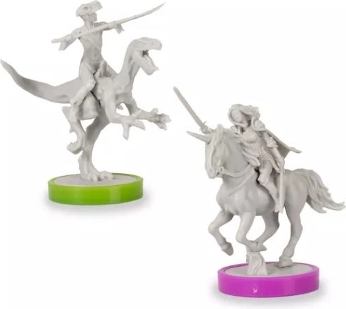 Barevně rozlišené podstavce pro přehlednou hru