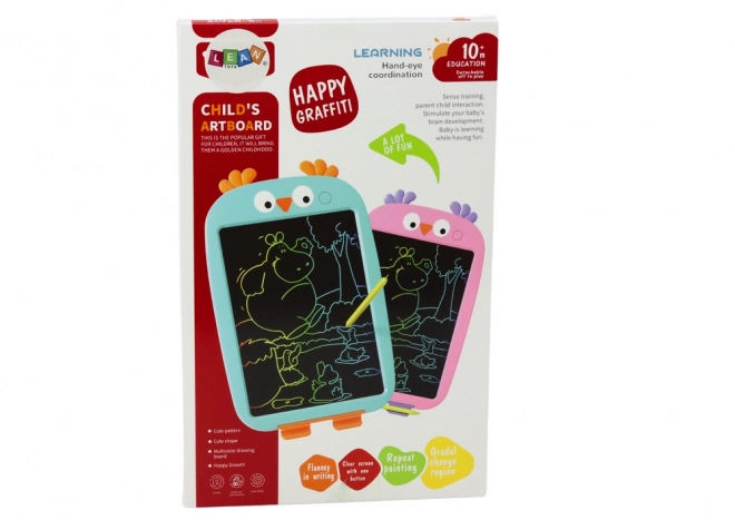 Tablet Grafický pro Kreslení pro Děti Růžový S Motivem Ptáčka