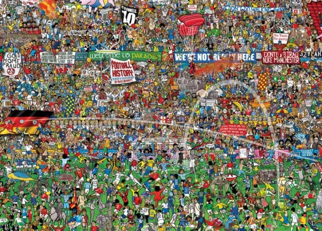 HEYE Puzzle Historie fotbalu 3000 dílků