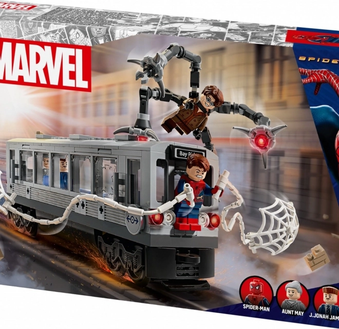 Spider-Man vs Doc Ock - scéna v metru LEGO Super Heroes