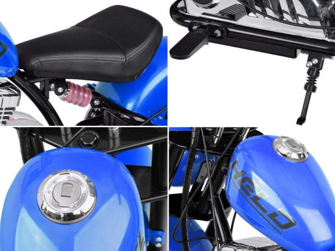 Elektrycký chopper motocykl pro děti – Modrá