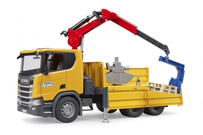 Nákladní auto Scania s ramenem
