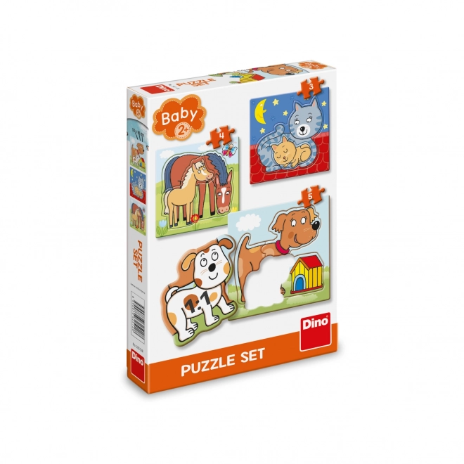 ZVÍŘÁTKA 3-5 baby Puzzle set