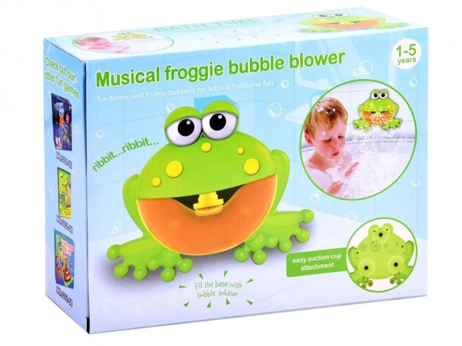 Bublinková žába do koupele – Žabák