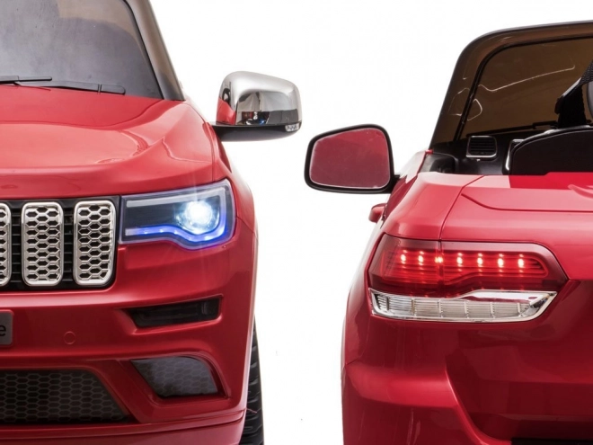 Dětské auto na akumulátor Jeep Grand Cherokee – Lakovaná červená