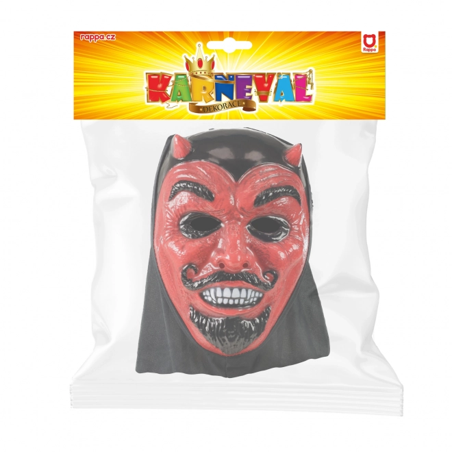 děsivá maska čerta na karneval