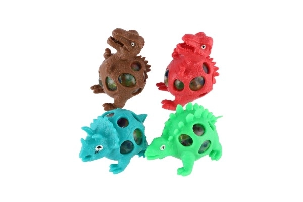 Dinosaurus antistresový mačkací sliz 7x5cm 4 barvy v sáčku