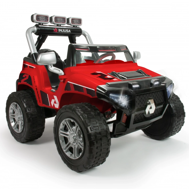 Dvouosobové elektrické auto Monster 24V Červené s LED