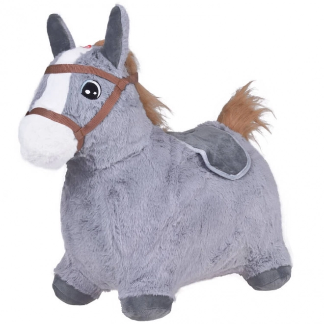 Plyšové hopsadlo koník šedý – Grey