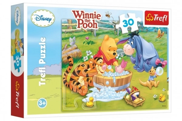 Puzzle Koupel Prosiáčka - Kubuš Pú