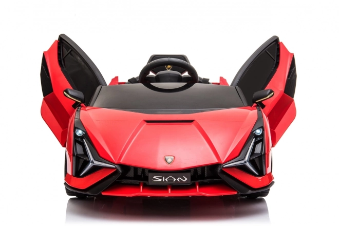 Lamborghini SIAN dětské auto na baterii s ovladačem – Červené