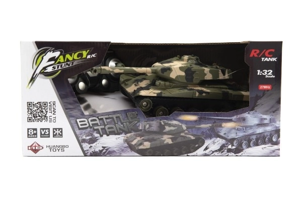 RC Tank s Dálkovým Ovládáním a Zvukovými Efekty na Baterie