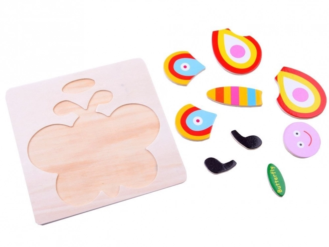 Dřevěné puzzle Zvířátka
