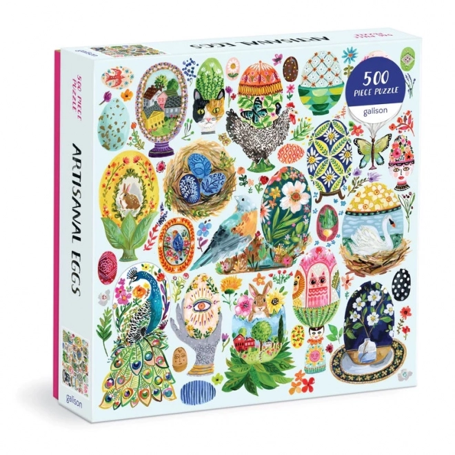 Puzzle malovaná vajíčka 500 dílků