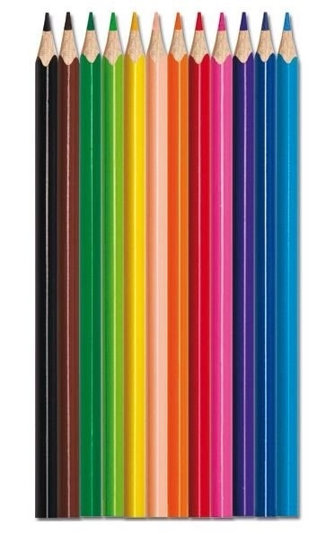Trojhranné pastelky Maped Aqua Color'Peps 12 ks se štětcem