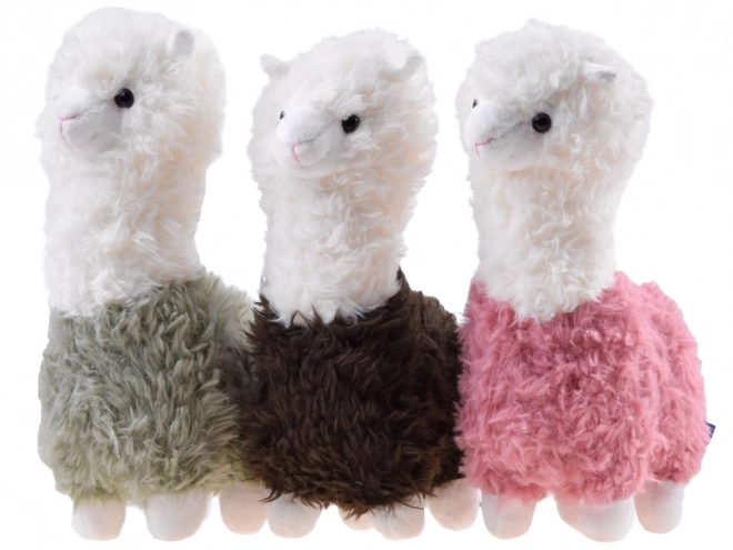 Alpaka plyšový maskot lama 28cm ZA4402 – Růžová