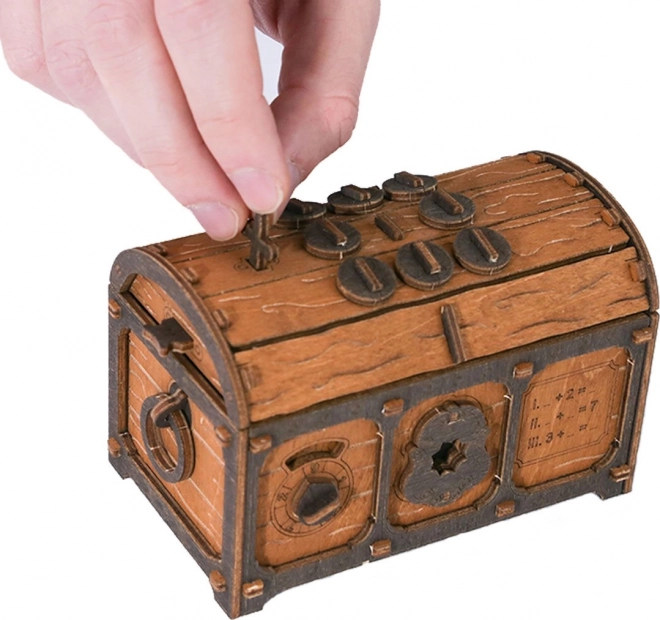 Escape Room Truhla s Pokladem dřevěné 3D puzzle