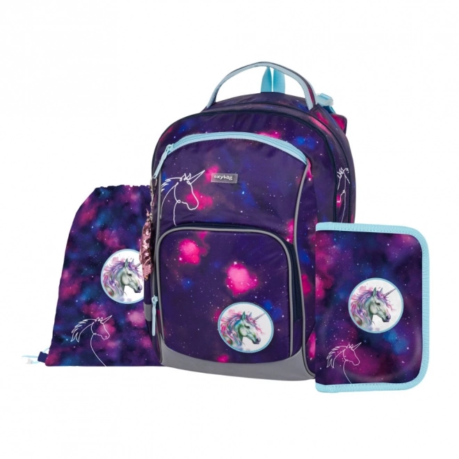Školní set OXYBAG OXY GO Unicorn