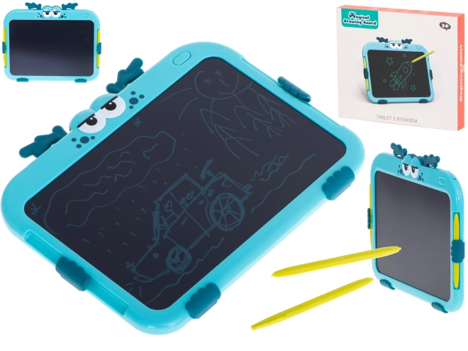 Grafický tablet jelen 10' + stylus pero – Modrý