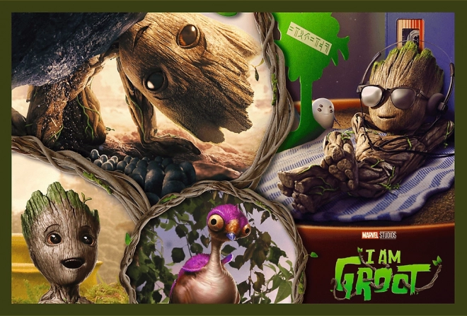 Puzzle 2x200 dílků Já jsem Groot Guardians Marvel