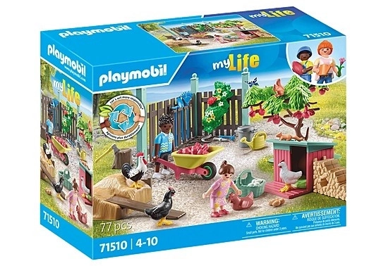 My Life 71510 Malá kuřecí farma v zahradě Tiny House sada figurek