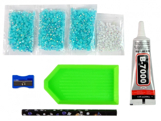 Kreativní sada LEAN Toys DIY Crystal Deer