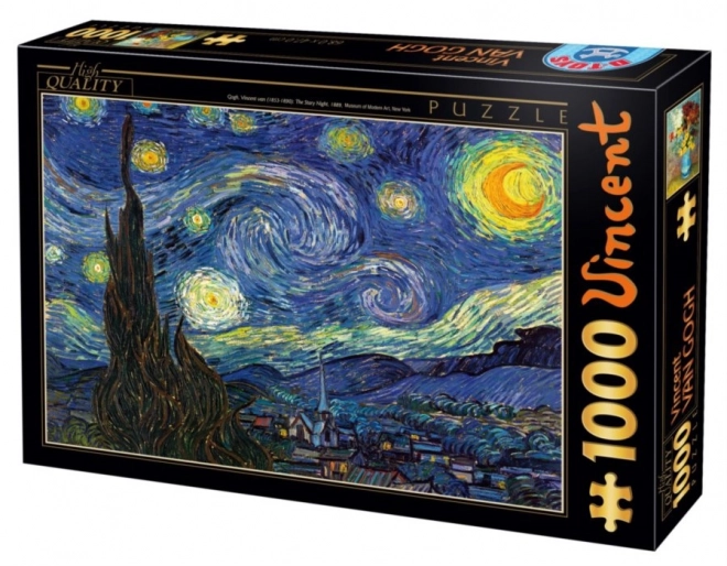 Puzzle Terasa kavárny v noci od Vincenta van Gogha - 1000 dílků