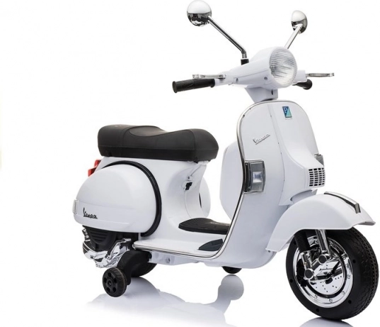 Skútr na baterie Vespa bílý