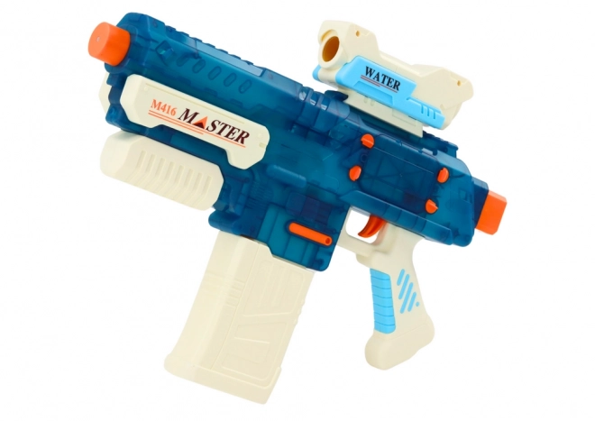 Vodní pistole M416 na akumulátor, 500 ml, dosah 8-10 m