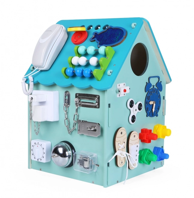 2Kids Toys Activity board Domeček – Modrý