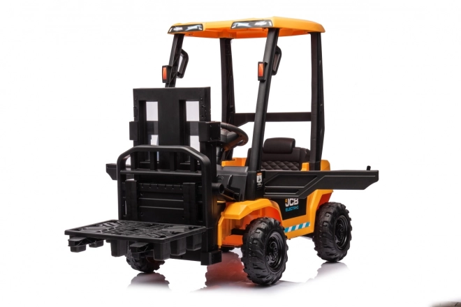 Dětský elektrický vysokozdvižný vozík JCB