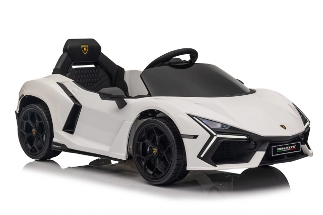 Dětský elektrický vůz Lamborghini Revuelto bílý