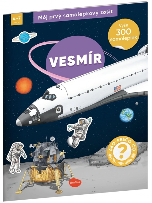 Můj první samolepkový sešit – Vesmír
