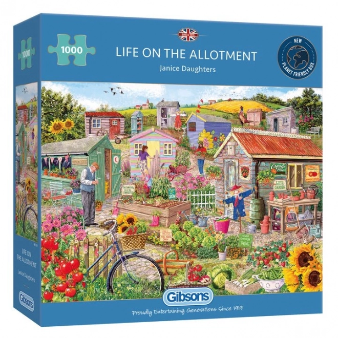 GIBSONS Puzzle Život na zahrádce 1000 dílků