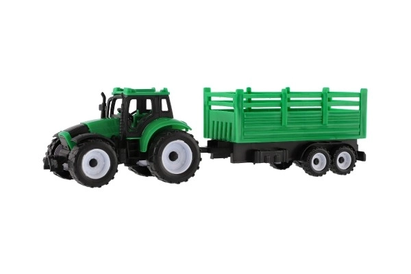 Plastový traktor s přívěsem