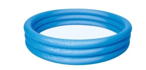 Dětský zahradní bazén Nafukovací brouzdaliště 183 x 33 cm BESTWAY + opravná záplata – Modrý
